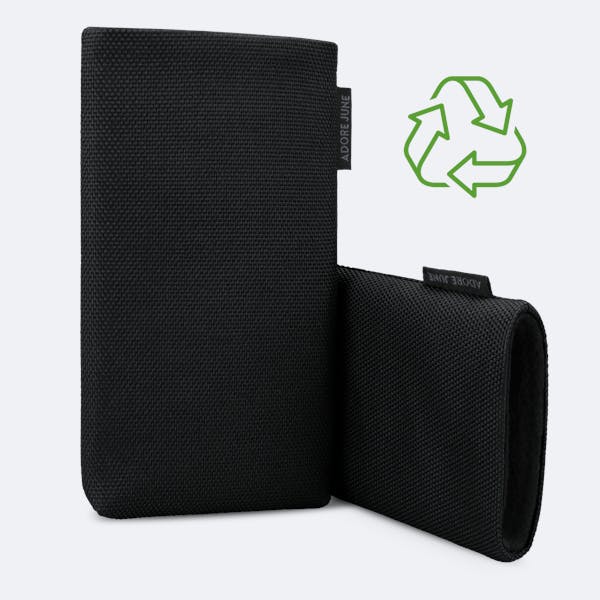 Image 3 of Adore June Classic Recycled Sleeve for Samsung Galaxy S21 Plus Color Black